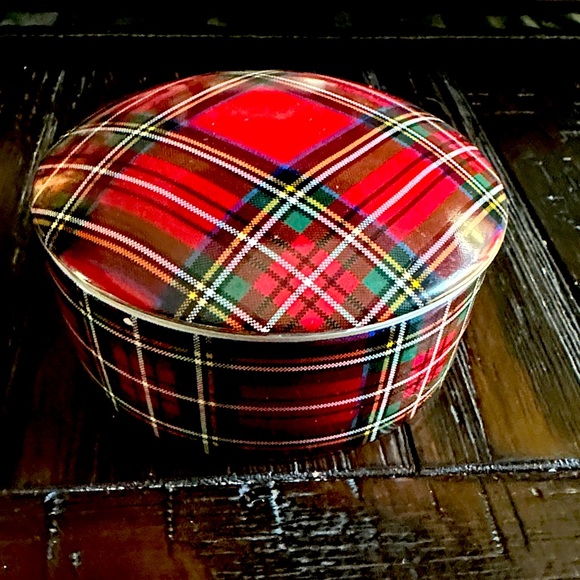 NWT Pottery Barn Stewart Plaid China Box - Picture 1 of 5